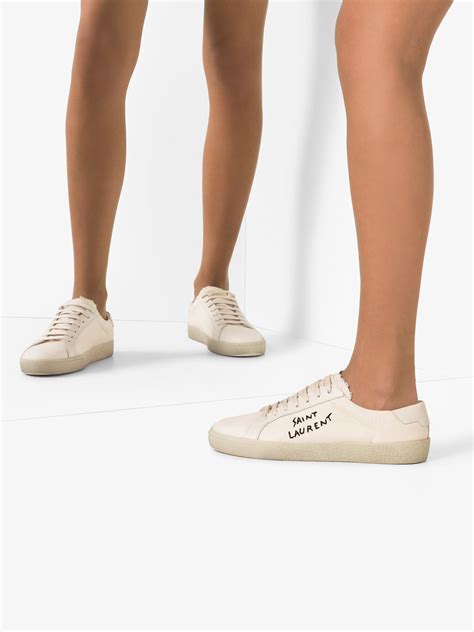 sneakers yves saint laurent|Saint Laurent court classic sneakers.